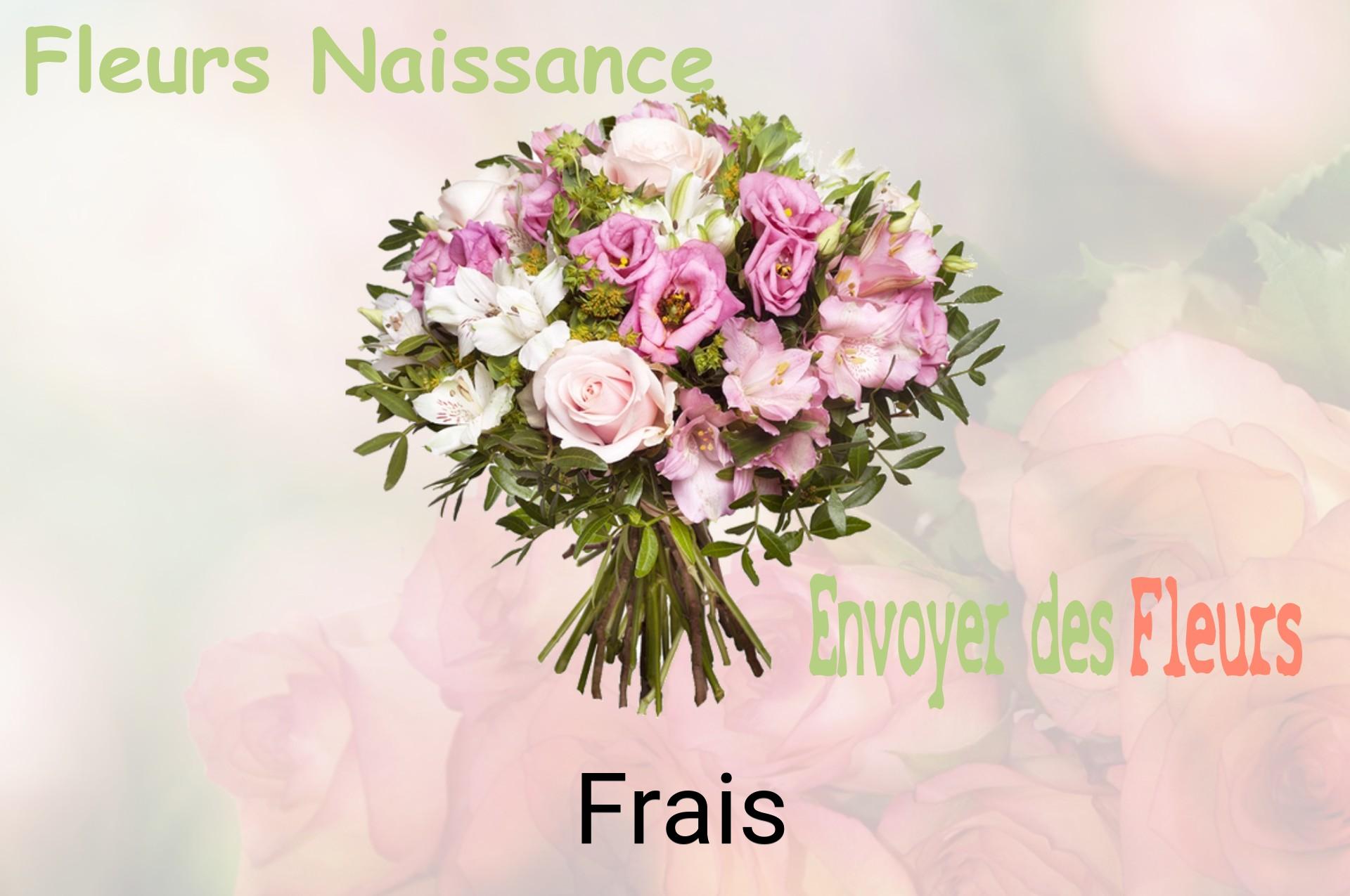 Bouquet de fleurs de naissance livré à Frais